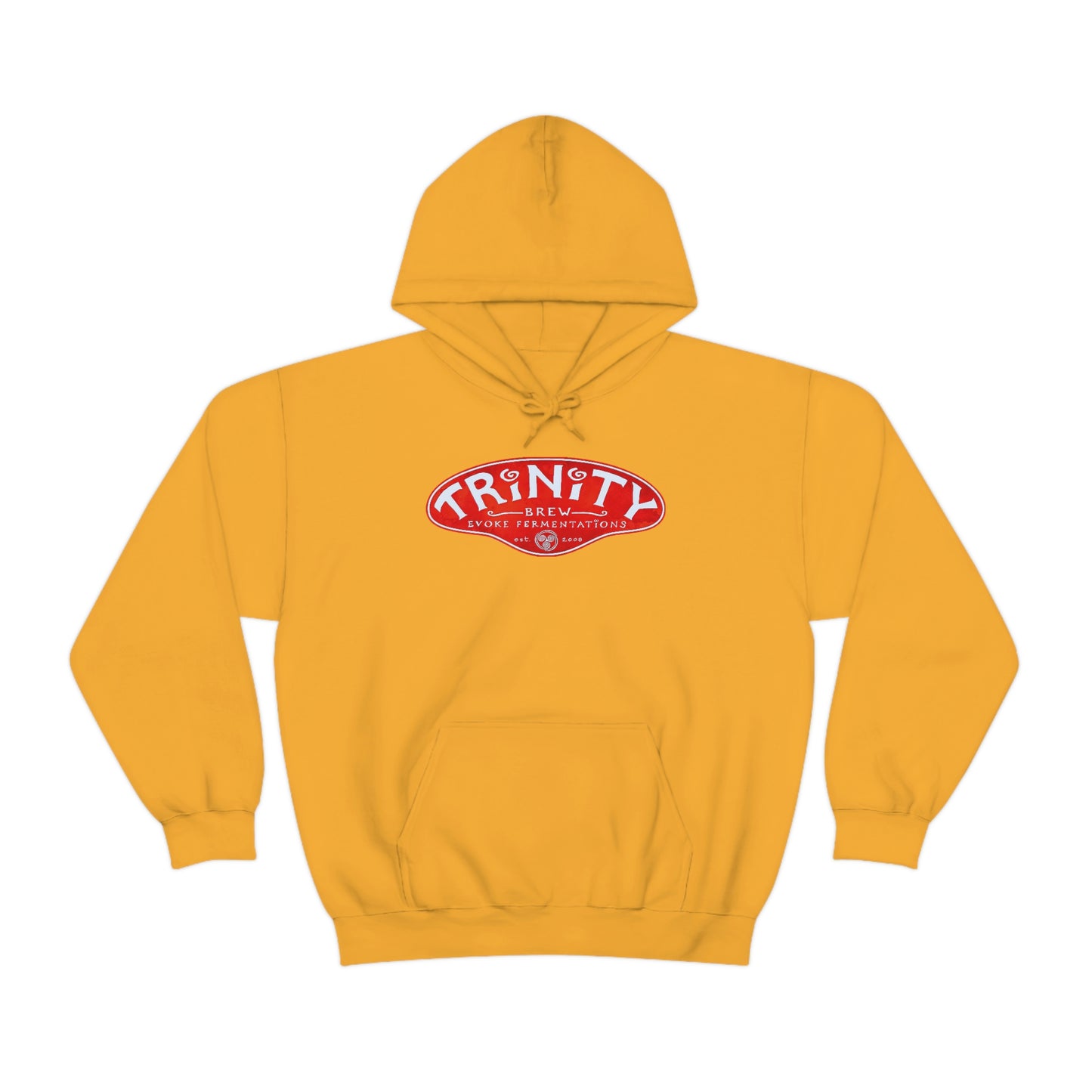 Trinity logo Front with Flo logo back Unisex Heavy Blend™ Hooded Sweatshirt