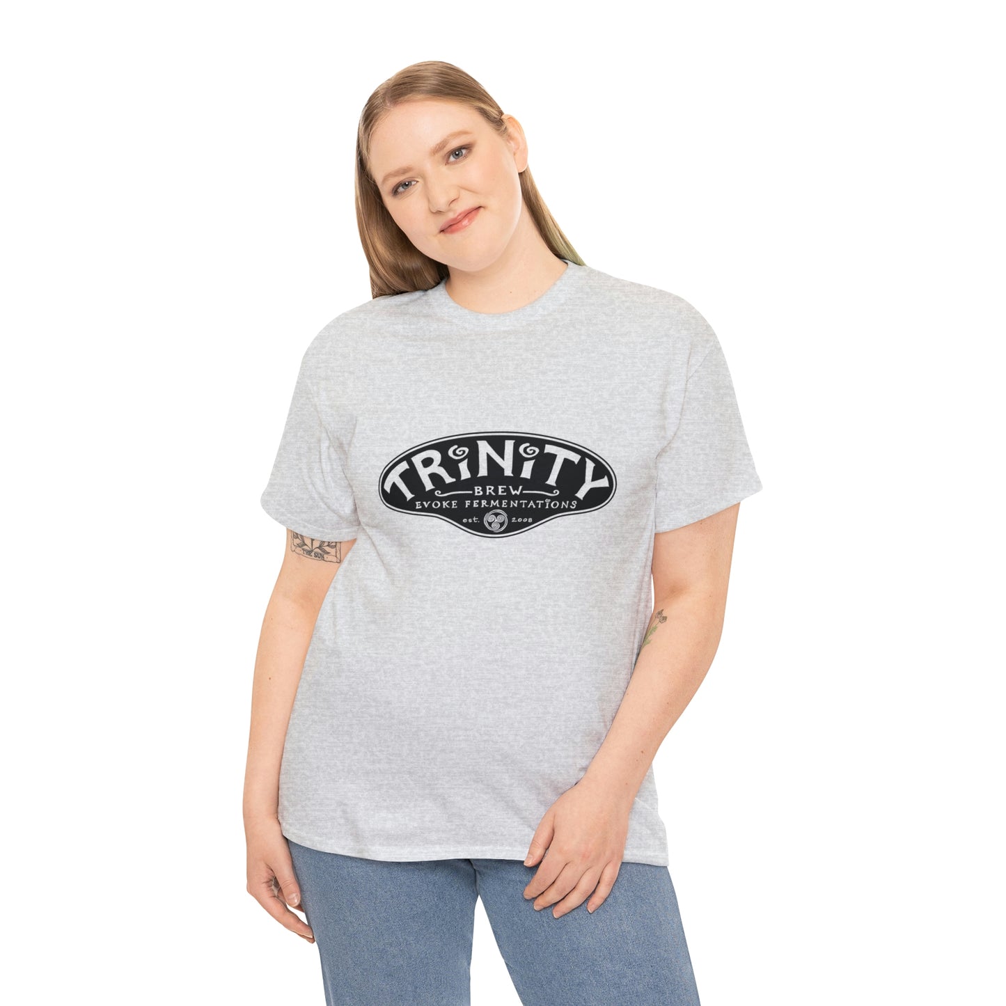 TRiNiTY Classic Logo/ Black - Unisex Heavy Cotton Tee