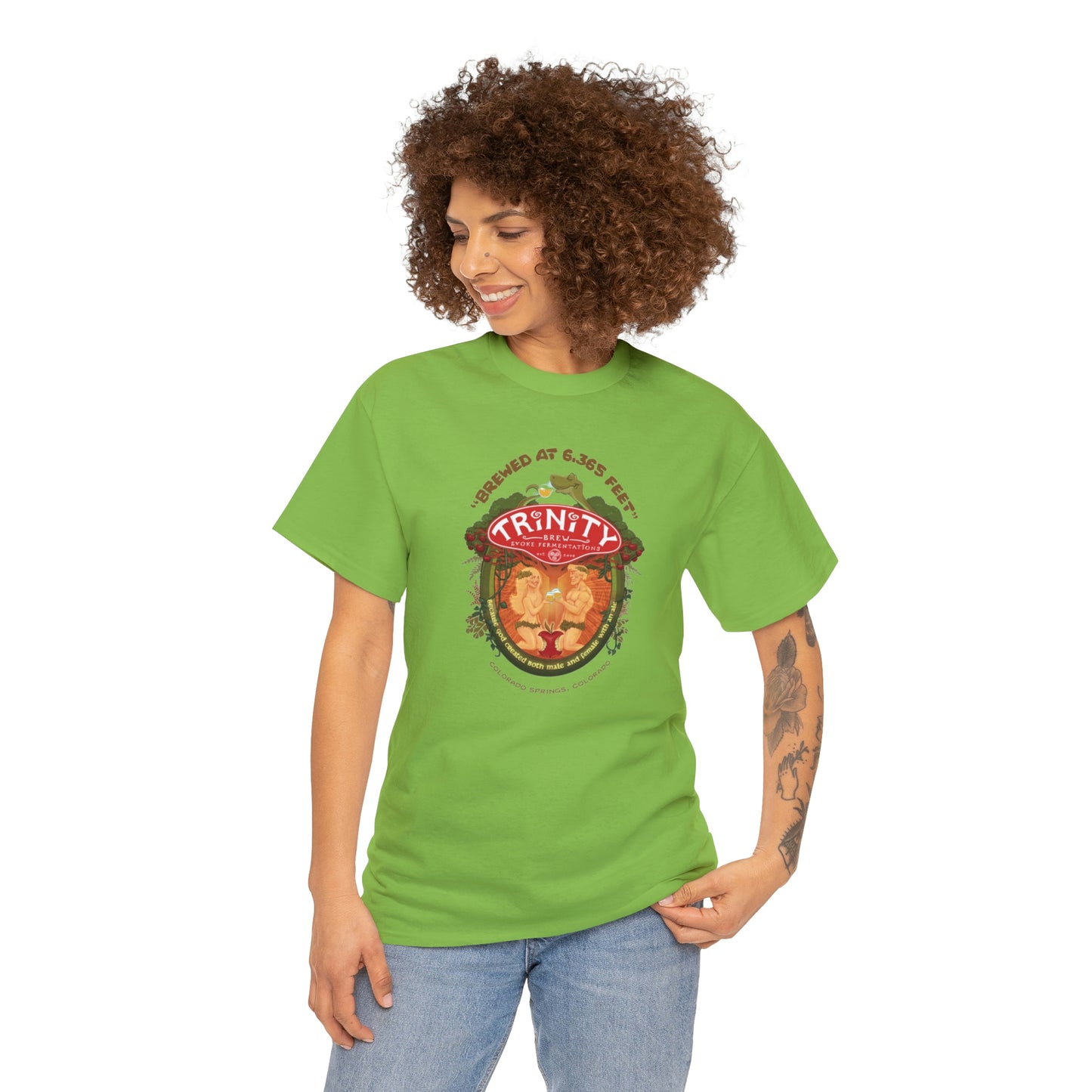 TRiNiTY Adam & Eve Ale (Lighter Colors) - Unisex Heavy Cotton Tee