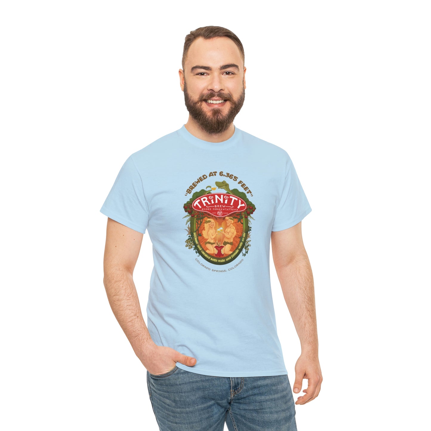 TRiNiTY Adam & Eve Ale (Lighter Colors) - Unisex Heavy Cotton Tee