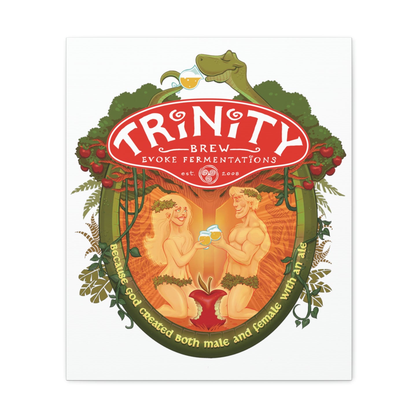 TRiNiTY Adam & Eve Ale - Canvas Gallery Wraps